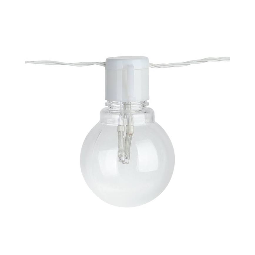Eglo - Guirlande décorative extérieure LED 16xLED/0,064W/24V IP44 blanche