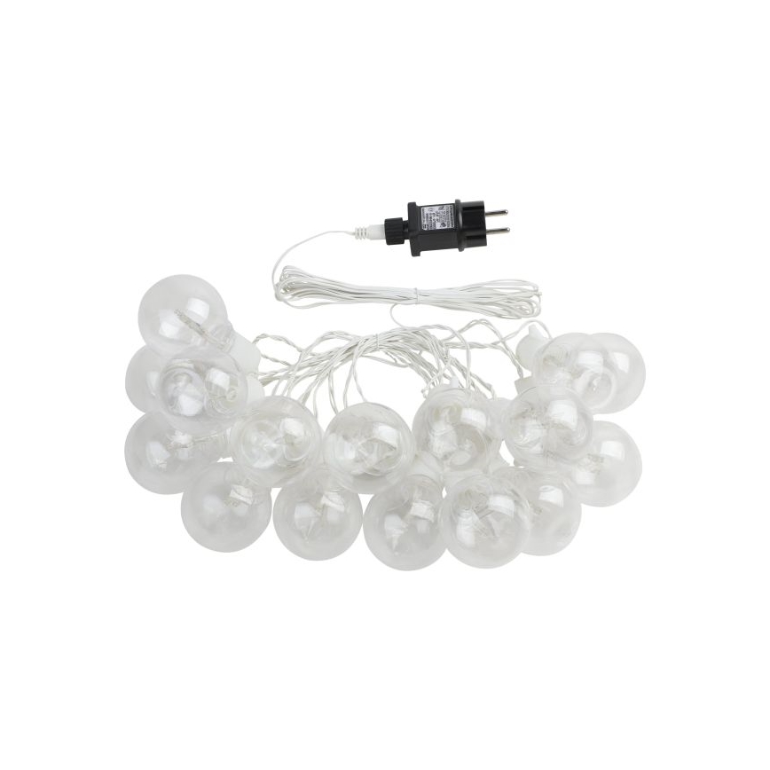 Eglo - Guirlande décorative extérieure LED 16xLED/0,064W/24V IP44 blanche