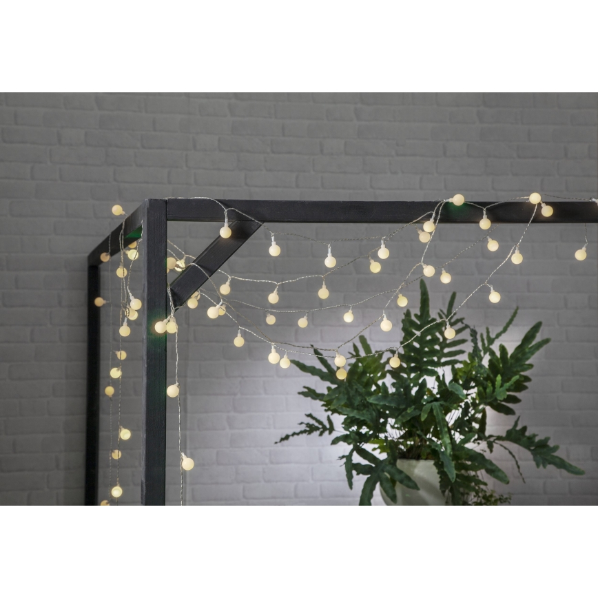 Eglo - Decoratieve LED Lichtketting voor Buiten 50xLED/0,066W/4,5V IP44