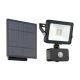 Eglo - Projecteur solaire LED avec détecteur 15xLED/0,03W/3,7V IP44