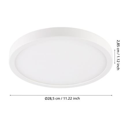 Eglo - LED Badkamer plafondlamp LED/20,5W/230V IP44 wit