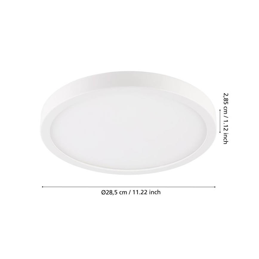 Eglo - LED Badkamer plafondlamp LED/20,5W/230V IP44 wit