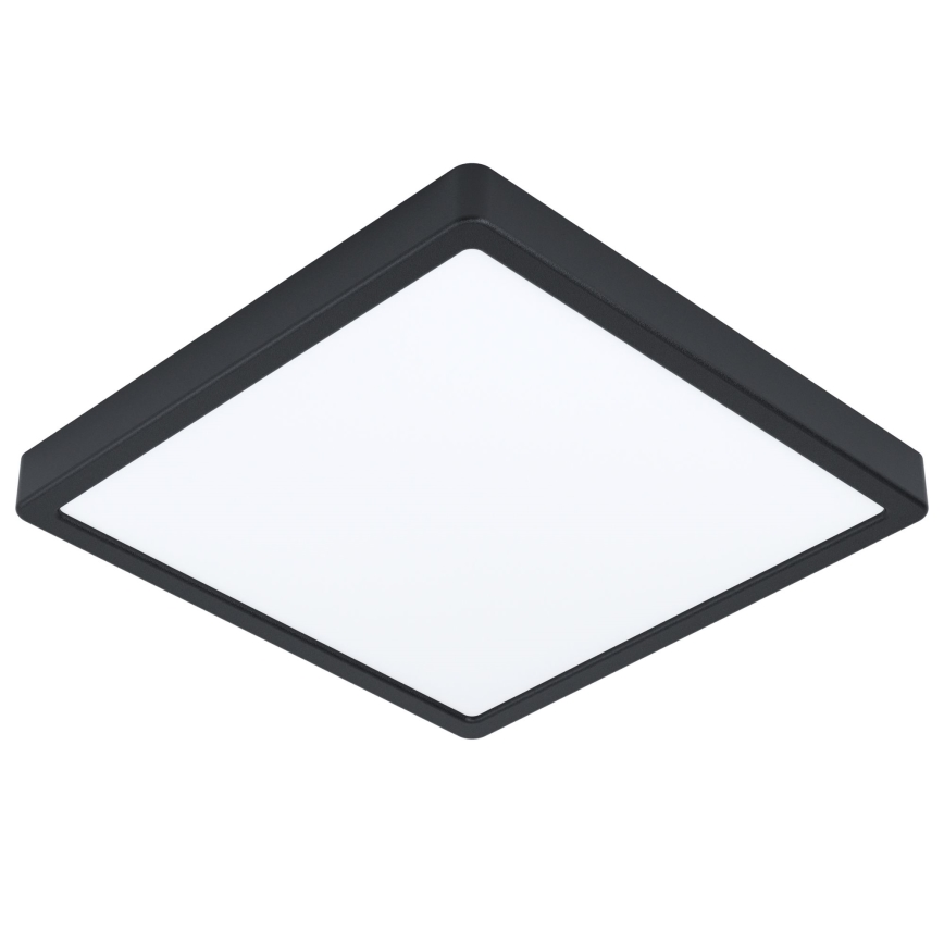 Eglo - LED Badkamer plafondlamp LED/20,5W/230V IP44 zwart