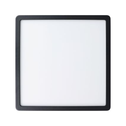 Eglo - LED Badkamer plafondlamp LED/20,5W/230V IP44 zwart