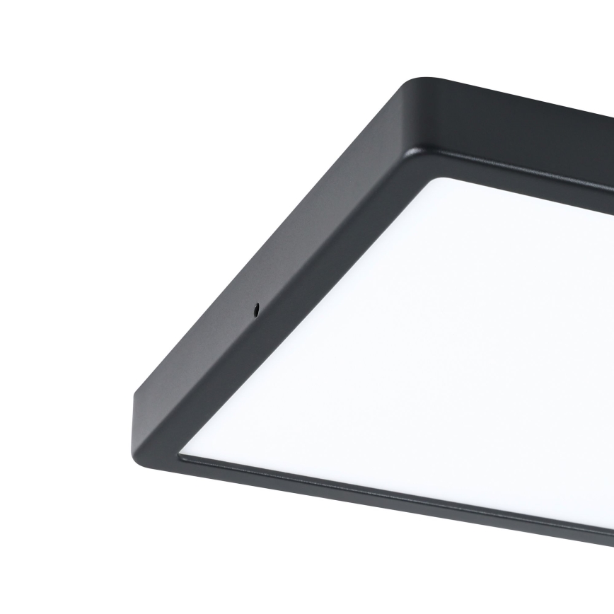 Eglo - LED Badkamer plafondlamp LED/20,5W/230V IP44 zwart