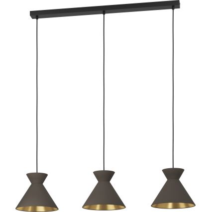Eglo 900348 - Suspension sur câbles NASTASIA 3xE27/40W/230V