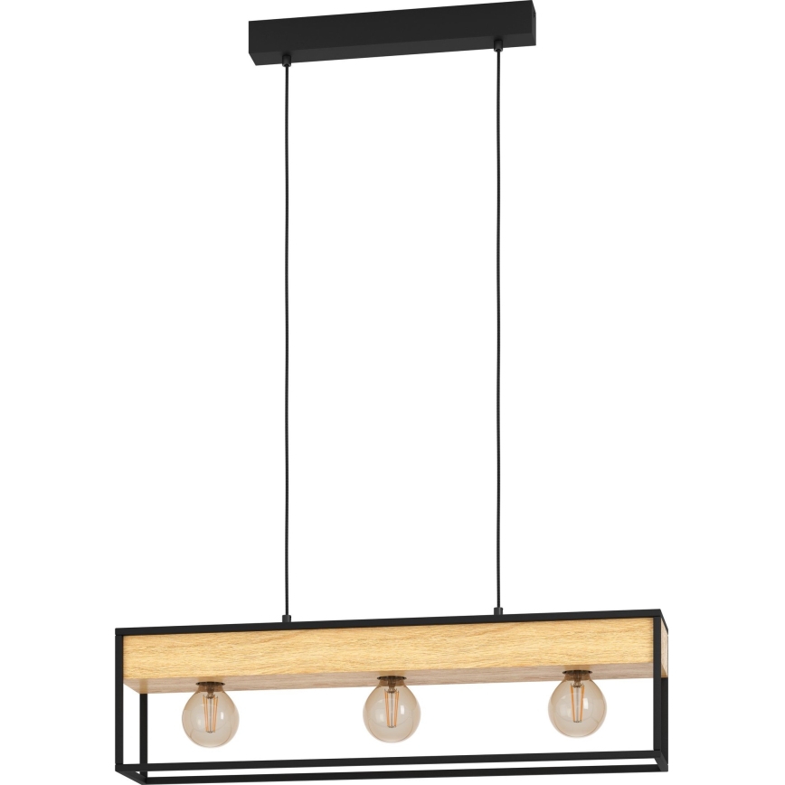 Eglo - Hanglamp aan kabel 3xE27/40W/230V