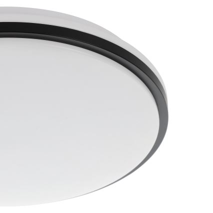 Eglo - LED Badkamer plafondlamp LED/15,6W/230V IP44 glanzend chroom