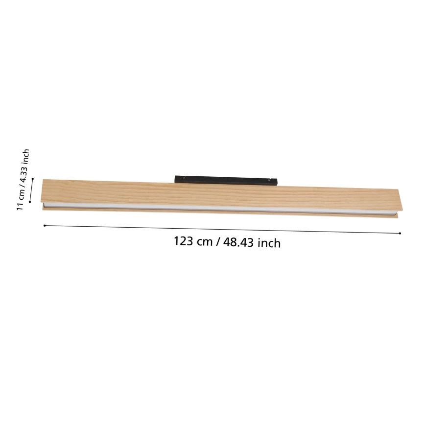 Eglo - LED RGBW Dimbare plafondlamp LED/35W/230V 2700-6500K