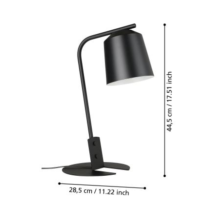 Eglo - Lampe de table 1xE27/40W/230V