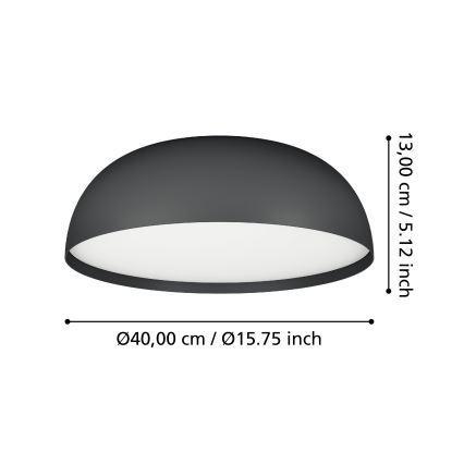 Eglo - LED RGBW Dimbare plafondlamp 3xLED/7,5W/230V 2700-6500K diameter 40 cm