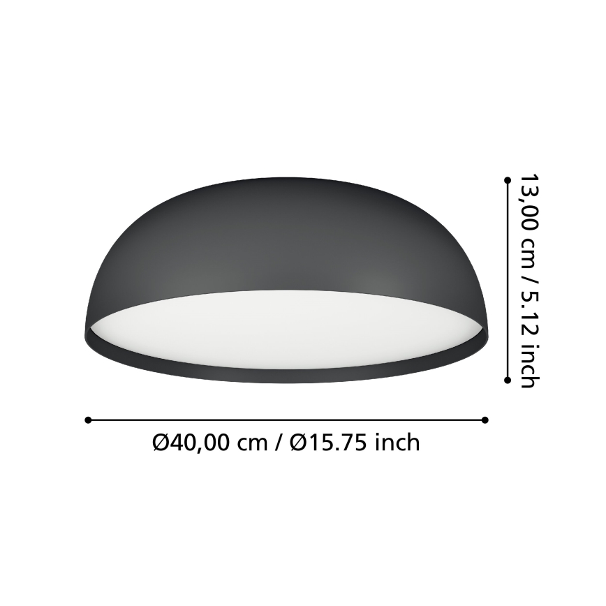 Eglo - Plafonier RGBW à intensité variable 3xLED/7,5W/230V 2700-6500K d. 40 cm