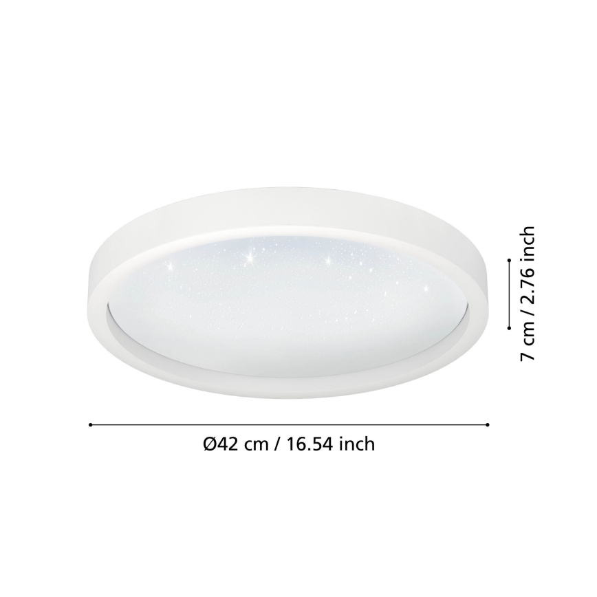 Eglo - Plafonnier LED RGBW à intensité variable LED/17,8W/230V 24700-6500K