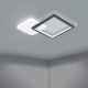 Eglo - LED Dimbare plafondlamp LED/15W/230V zwart + afstandsbediening