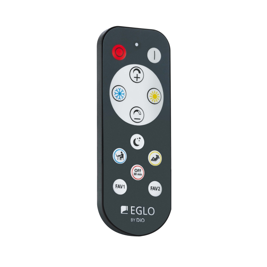 Eglo - LED Dimbare plafondlamp LED/15W/230V goud + afstandsbediening