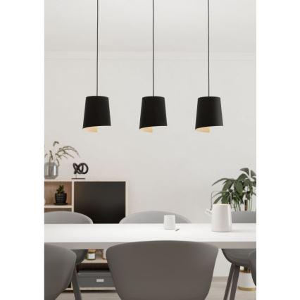 Eglo - Hanglamp aan een koord 3xE27/40W/230V