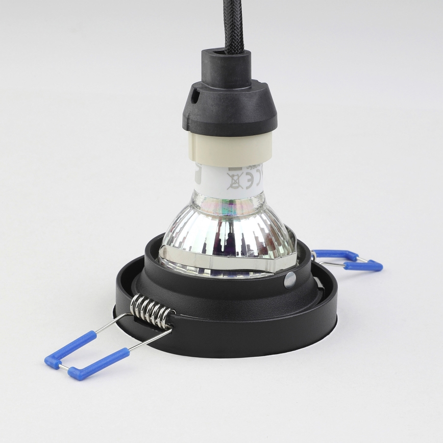 Eglo - Inbouwlamp 1xGU10/35W/230V antraciet