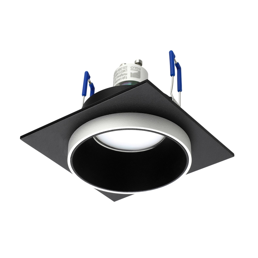 Eglo - Inbouwlamp 1xGU10/35W/230V zwart