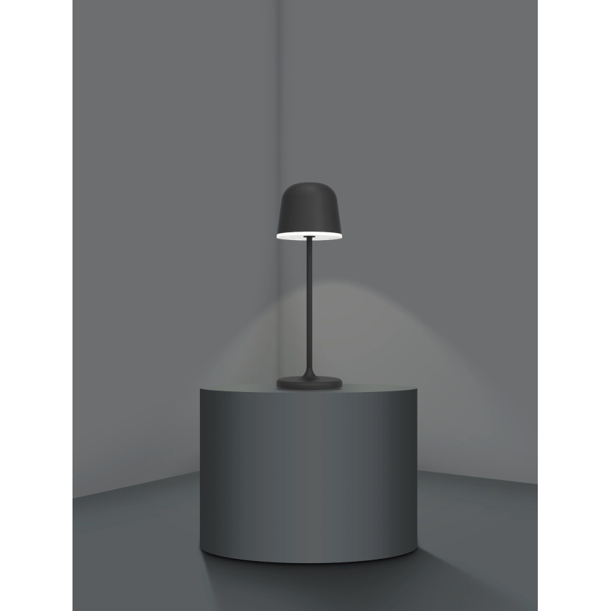 Eglo - LED Dimbaar buitenshuis rechargeable lamp LED/2,2W/5V 1800 mAh zwart IP54