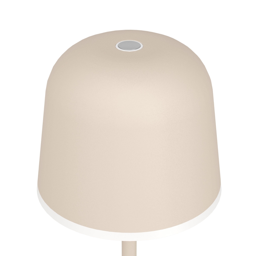 Eglo - LED Dimbaar buitenshuis oplaadbaar lamp LED/2,2W/5V 1800 mAh beige IP54