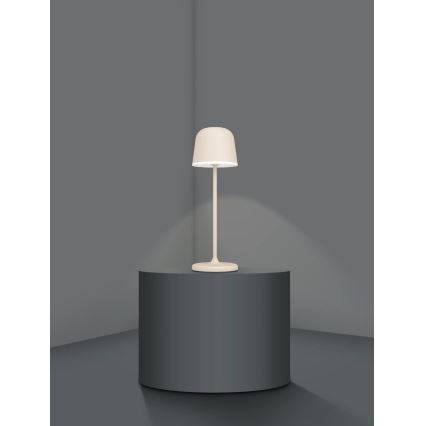 Eglo - LED Dimbaar buitenshuis oplaadbaar lamp LED/2,2W/5V 1800 mAh beige IP54
