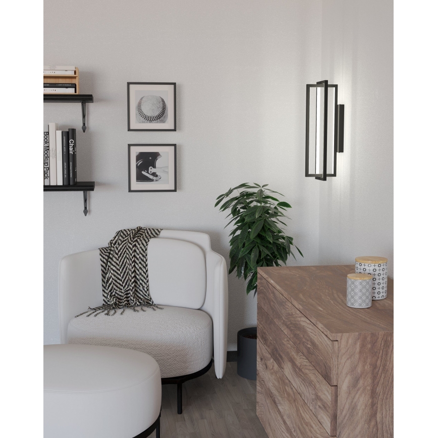 Eglo - LED Dimbare wandlamp LED/15,5W/230V + afstandsbediening