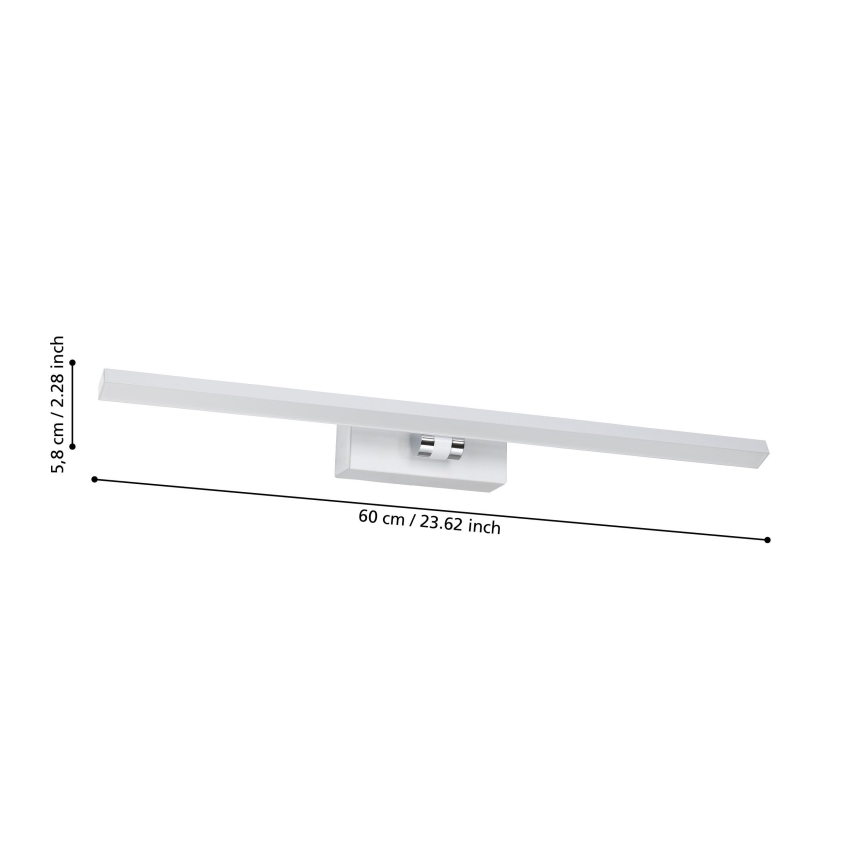Eglo - Eclairage miroir de salle de bain LED/5W/230V IP44 blanc