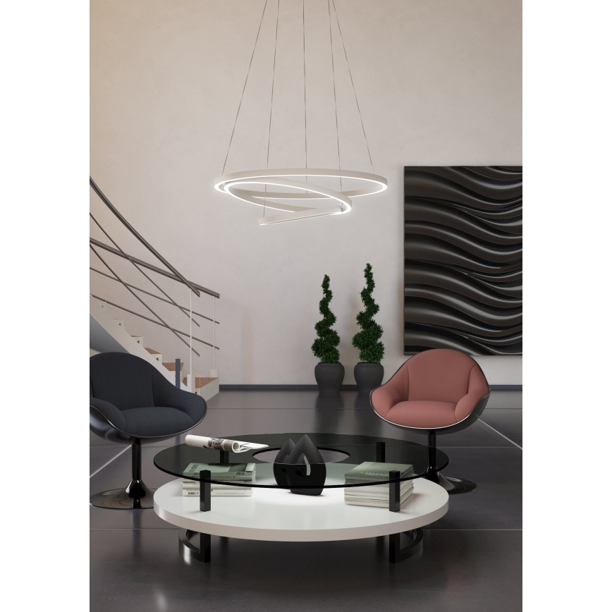 Eglo - LED dimbare hanglamp aan kabel LED/43,2W/230V wit