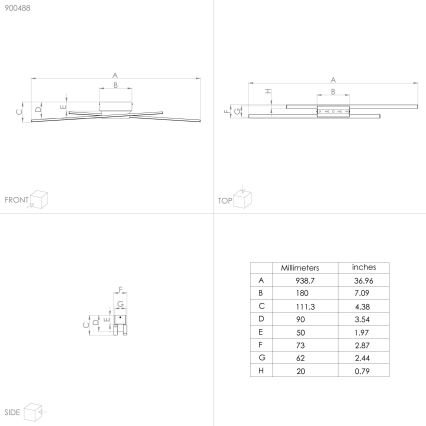Eglo - Plafonnier à intensité variable 2xLED/13W/230V