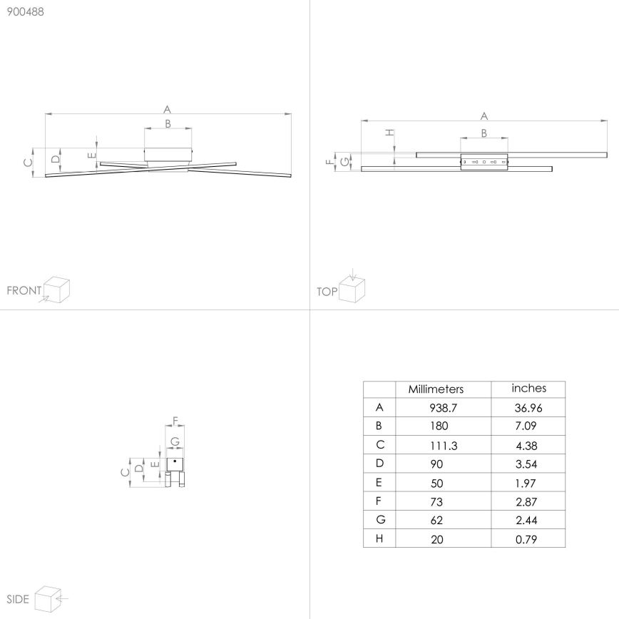 Eglo - Plafonnier à intensité variable 2xLED/13W/230V