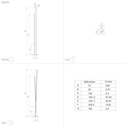 Eglo - Staande LED Lamp LED/24W/230V