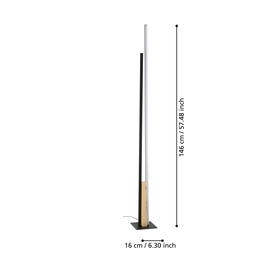 Eglo - Staande LED Lamp LED/24W/230V
