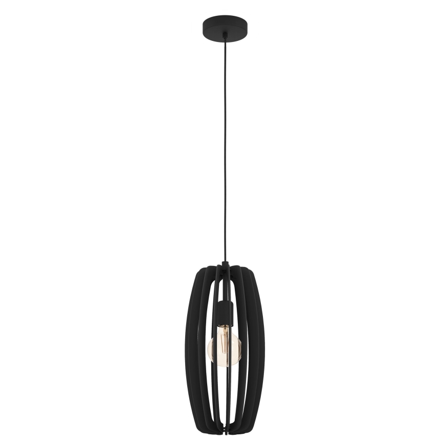 Eglo - Hanglamp aan kabel 1xE27/40W/230V zwart