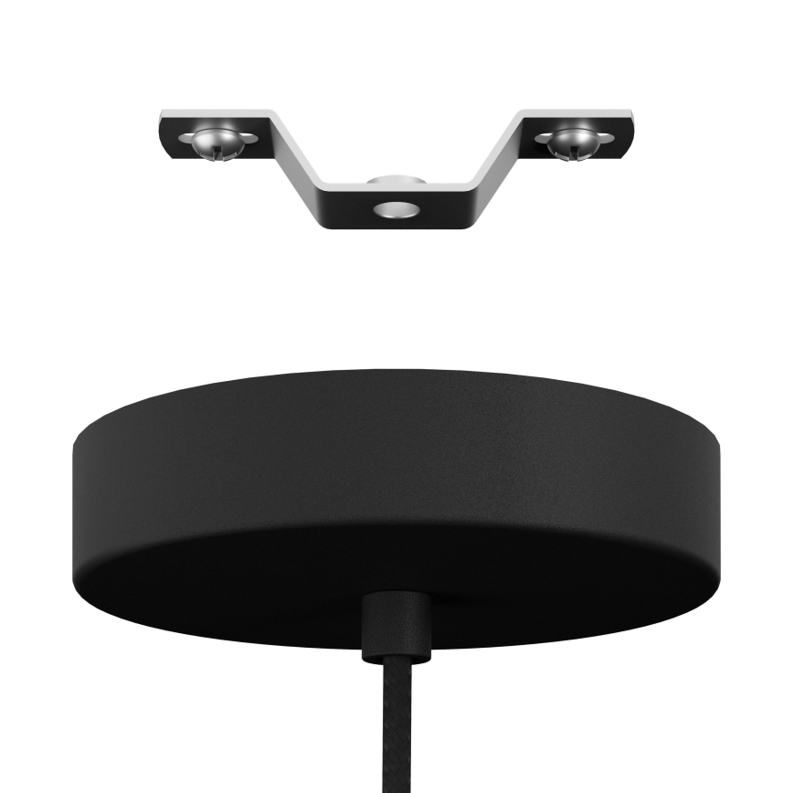 Eglo - Hanglamp aan kabel 1xE27/40W/230V zwart