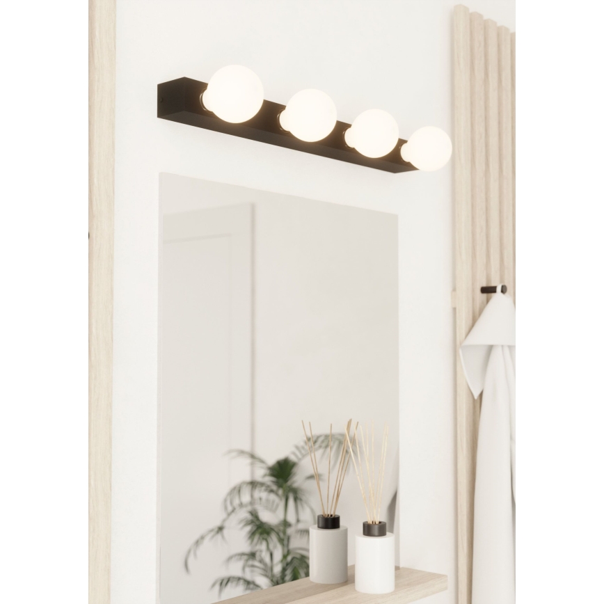 Eglo - Wandlamp 4xE27/40W/230V zwart