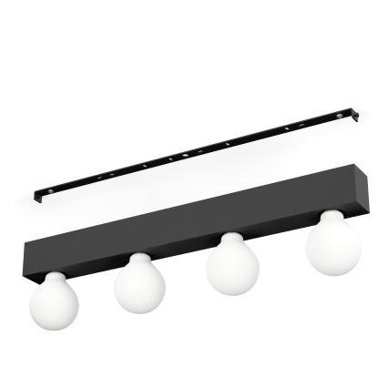 Eglo - Wandlamp 4xE27/40W/230V zwart