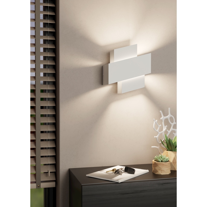 Eglo - Wandlamp 1xE27/40W/230V wit