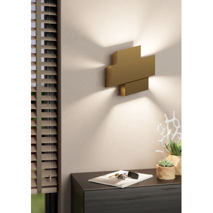 Eglo - Wandlamp 1xE27/40W/230V goudkleurig