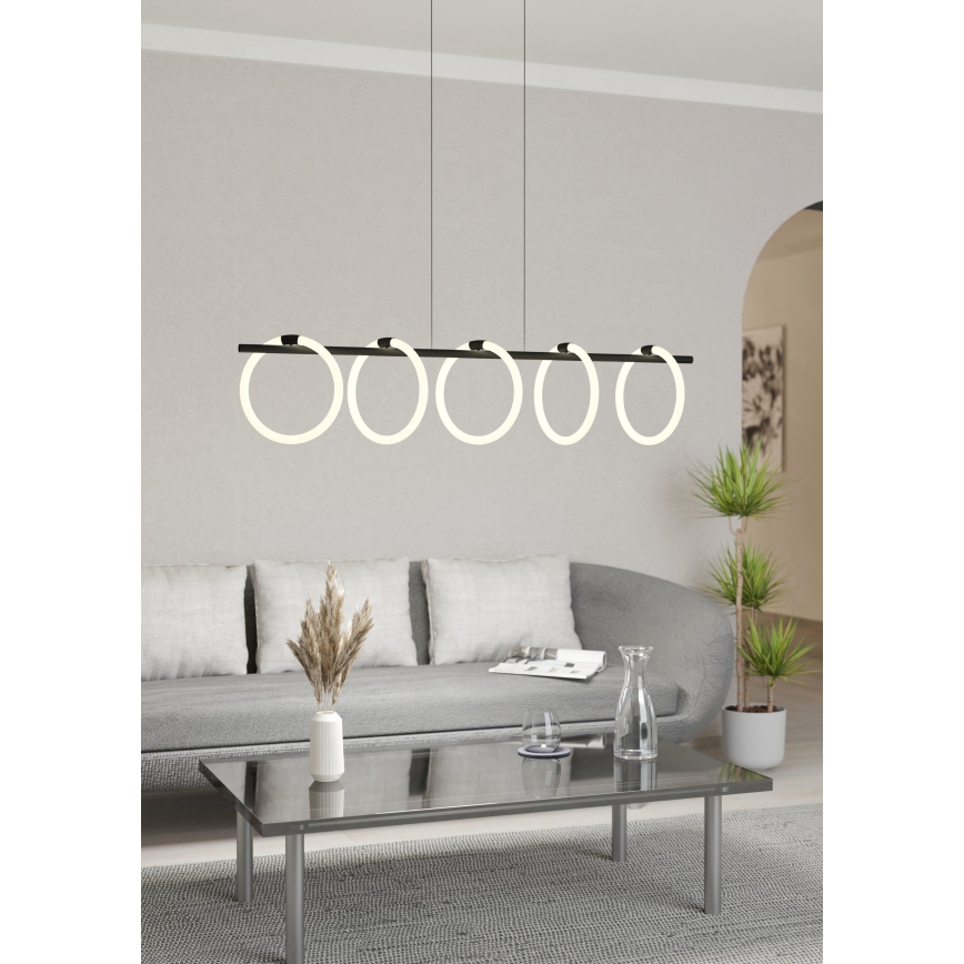 Eglo - LED hanglamp aan kabel 5xLED/7W/230V