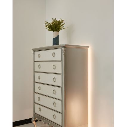Eglo - Ruban à intensité variable 8m COB STRIPE LED/52,8W/24/230V 2700-6500K + télécommande