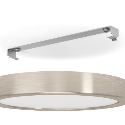 Eglo - Dimbare LED Plafondlamp LED/17W/230V mat chroom