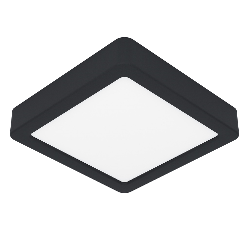 Eglo - Plafonnier LED dimmable LED/11W/230V noir 16x16 cm