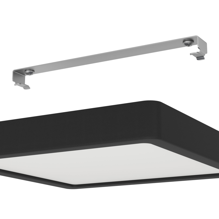 Eglo - Dimbare LED Plafondlamp LED/17W/230V zwart