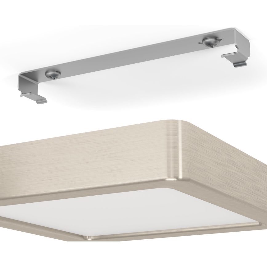 Eglo - LED Dimbaar Plafondlamp LED/11W/230V Mat Chroom
