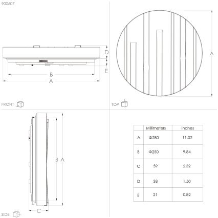 Eglo - LED Plafondlamp LED/10W/230V diameter 28 cm