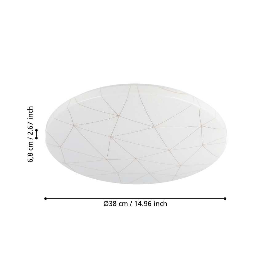 Eglo - LED Plafondlamp LED/19,5W/230V