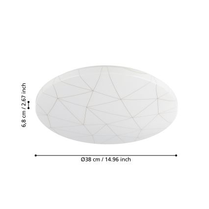 Eglo - Plafonnier LED/19,5W/230V