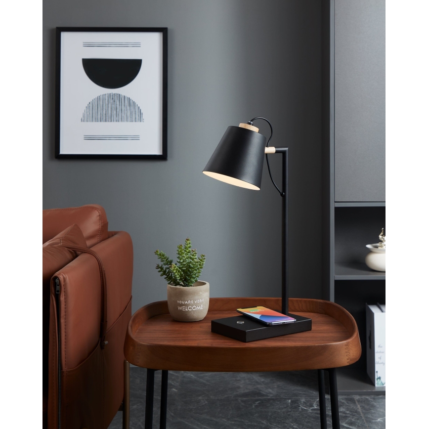 Eglo 900626 - Lampe LED dimmable avec charge sans fil LACEY LED/5,5W/230V
