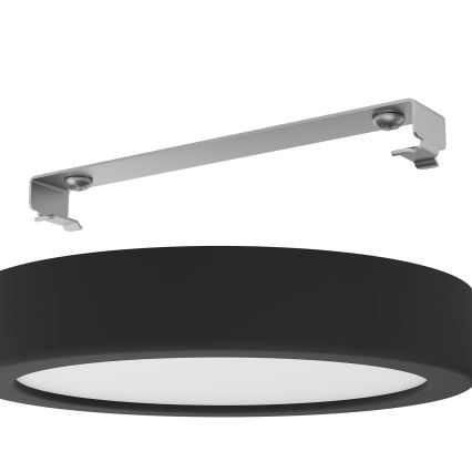 Eglo - LED Badkamer plafondlamp LED/11W/230V IP44 zwart