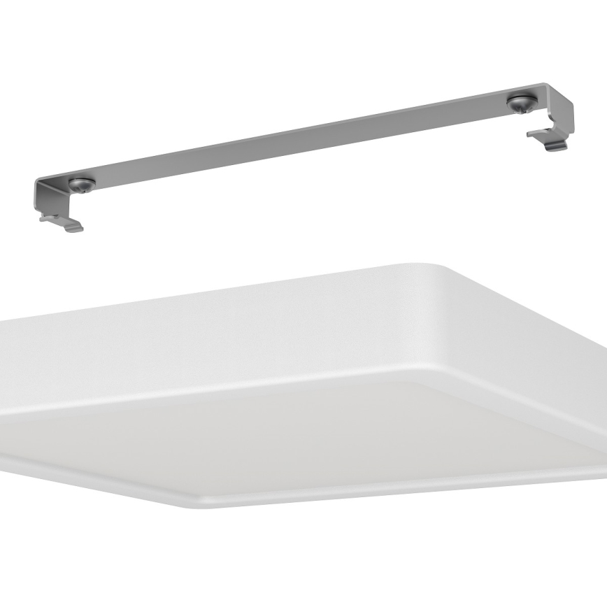 Eglo - Plafonnier LED pour salle de bains, 17 W, 230 V, IP44, blanc, 21 x 21 cm